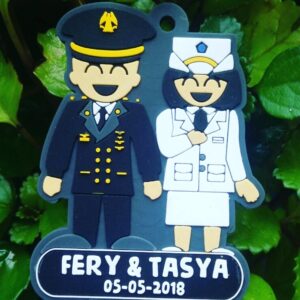 Souvenir Pernikahan Gantungan Kunci Karet