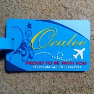 Bag Tag Rubber Logo Perusahaan