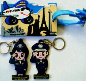 Bag tag dan Gantungan kunci karet