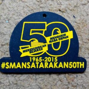 Gantungan Kunci karet kota tarakan